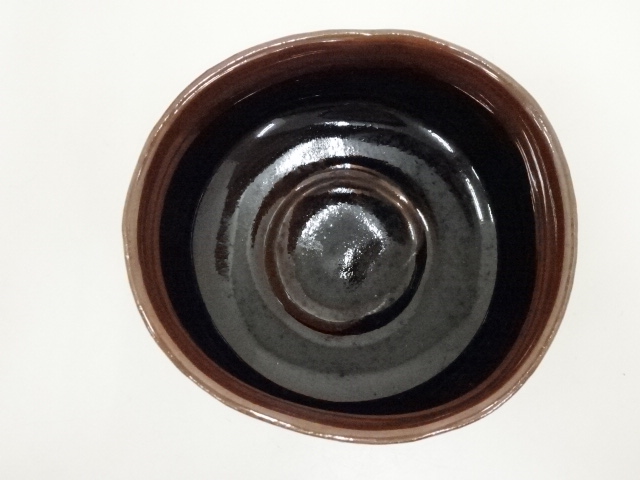 戸松万典 作 鉄釉茶碗 共箱 茶道具 瀬戸焼 美濃 Yahoo!オークション